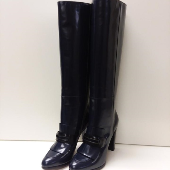 balenciaga boots blue